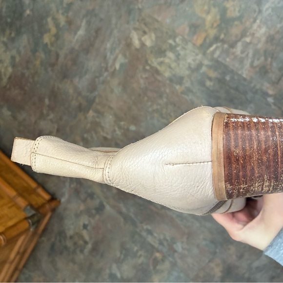 Franco sarto Cream Ankle Boots - Picture 3 of 6